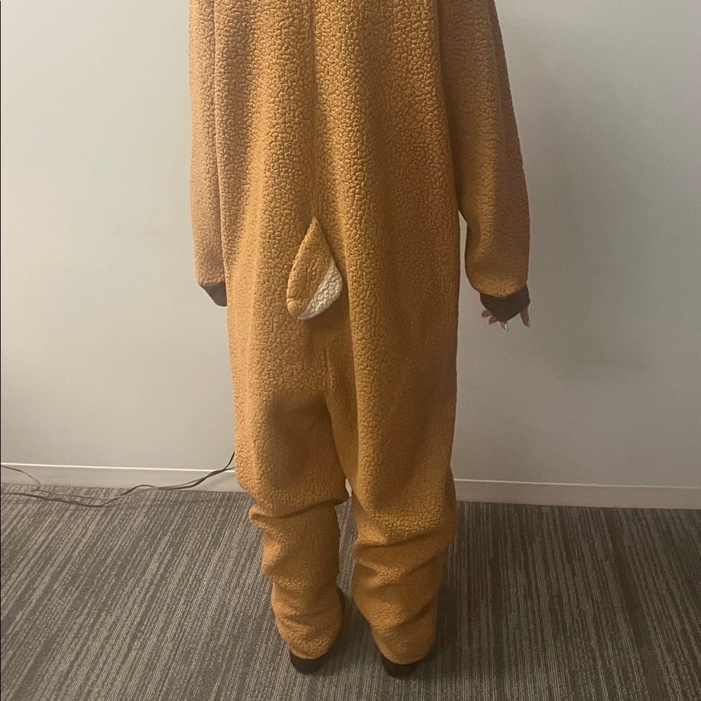 Source Unknown Brown Reindeer Jumpsuit - image 4